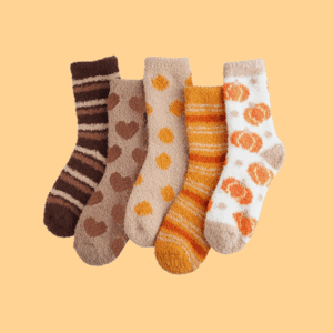 Fuzzy Socks for Women Fluffy Cozy Slipper Socks Fall Halloween Socks
