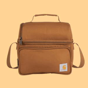 Carhartt Camping Cooler, Worksite Lunchbox, Soft Shell Cooler for Construction Sites, Work and Everyday Use Cooler, Brown