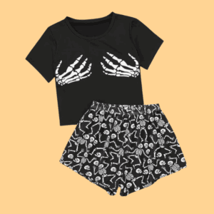 Ekouaer Women's Pajama Sets Short Sleeve Pjs 2 Piece Top and Shorts Sleepwear Comfy Soft Lounge Sets with Pockets