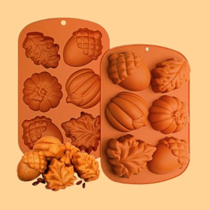 Webake Fall Silicone Molds Harvest Cake Pan