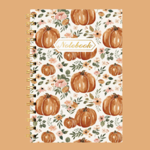 Fall Spiral Journal Notebook 80 Sheets