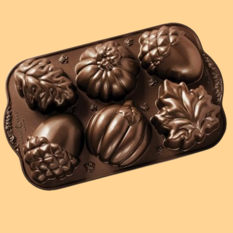 Nordic Ware Autumn Treats Pan, Bronze
