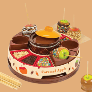 Nostalgia Chocolate & Caramel Fondue Pot