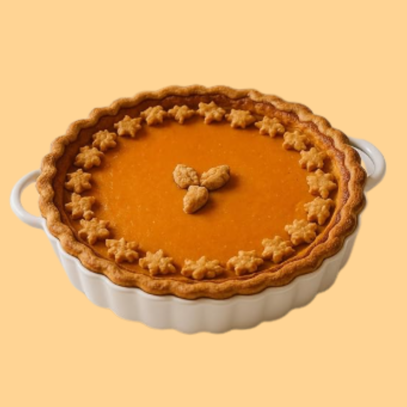 10×2in Deep Ceramic Pie Pan with Handles for Pie