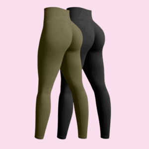 OQQ Women's 2 Piece Yoga Legging Seamless Workout High Waist Butt Liftings Athletic Leggings