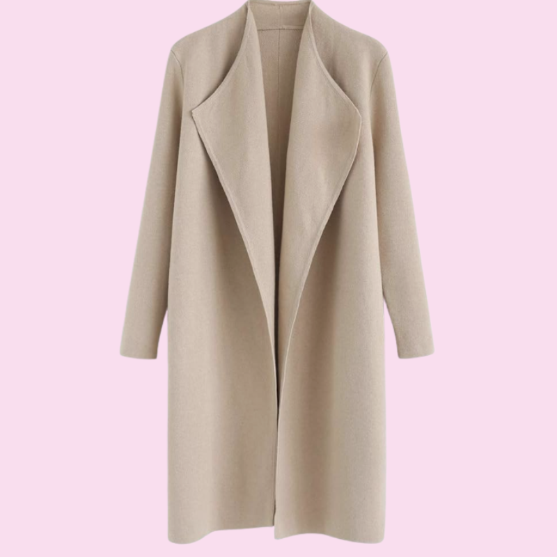 CHICWISH Women's Classy Open Front Knit Coat