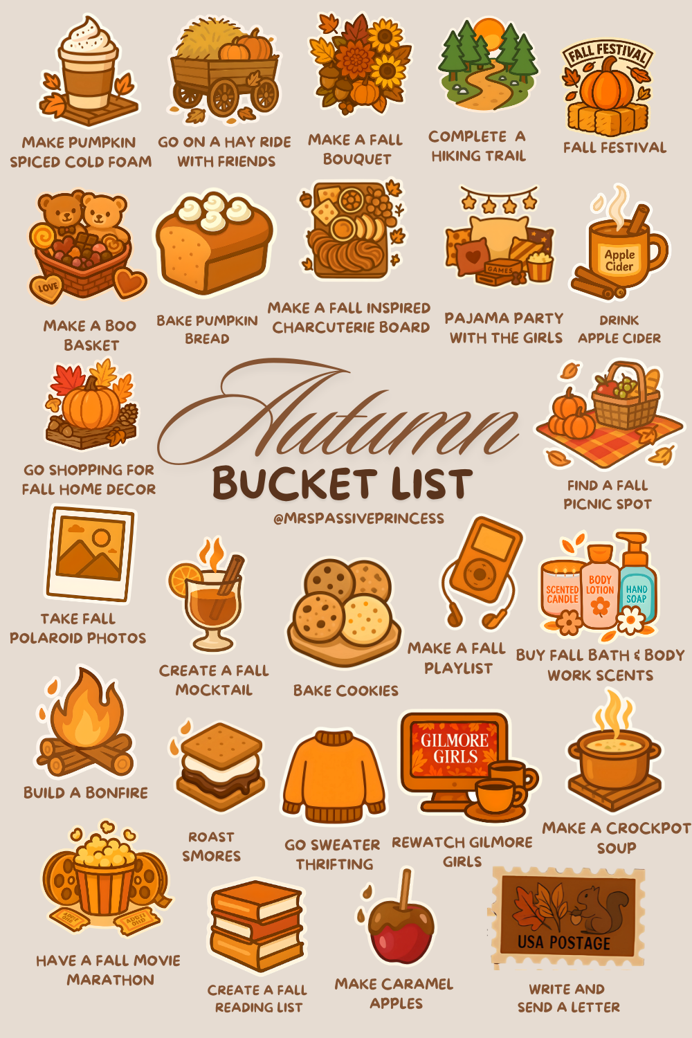 mrspassiveprincess.com Autumn Bucket List