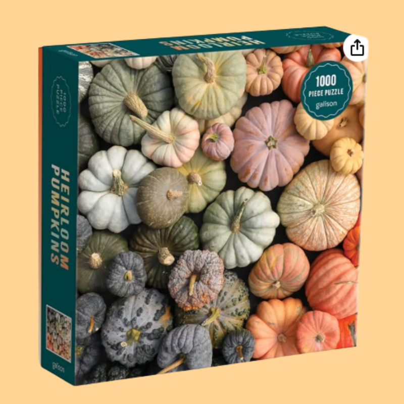 Galison Heirloom Pumpkins Puzzle, 1000 Pieces, 27” x 20”