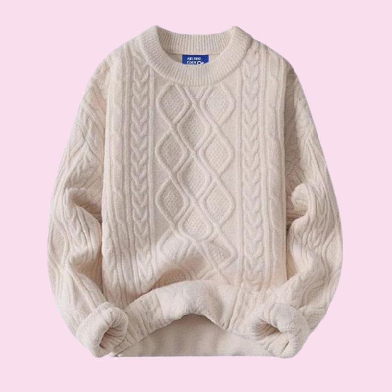 Aelfric Eden Oversized Sweater 90s Vintage Cable Knit