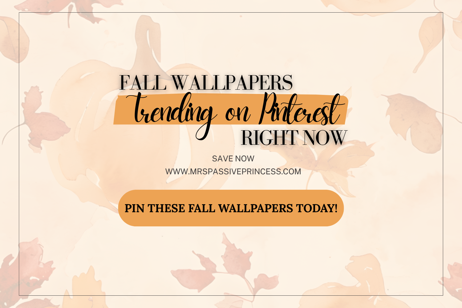 Fall Wallpaper Blog Header