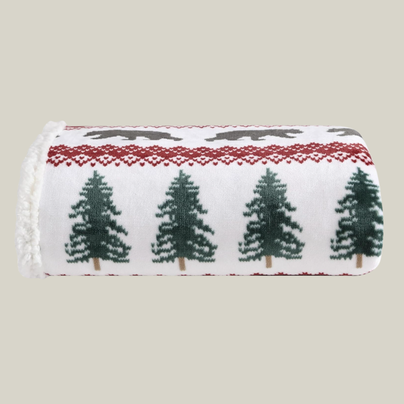 Eddie Bauer - Blanket, Super Soft Reversible Sherpa & Brushed Fleece Throw