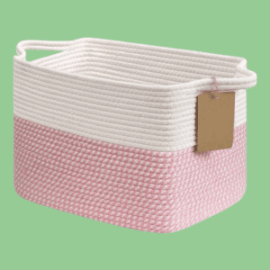 Goodpick Woven Storage Basket, 13" x 10" x 9" Storage Baskets for Organizing