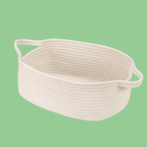 Small Woven Cotton Rope Basket Cute Baby Gift Basket