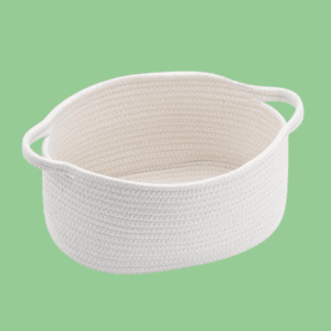 Cute Woven Storage Basket with Handle