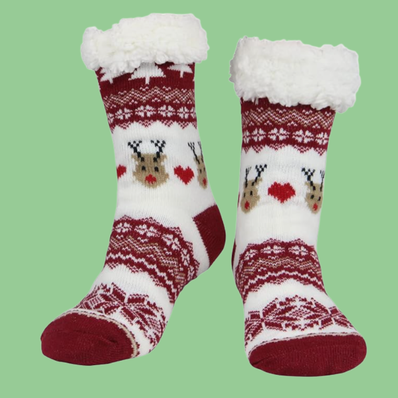 Slipper Socks for Women with Gripper - Winte