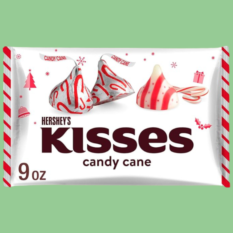 HERSHEY'S KISSES Candy Cane Flavored