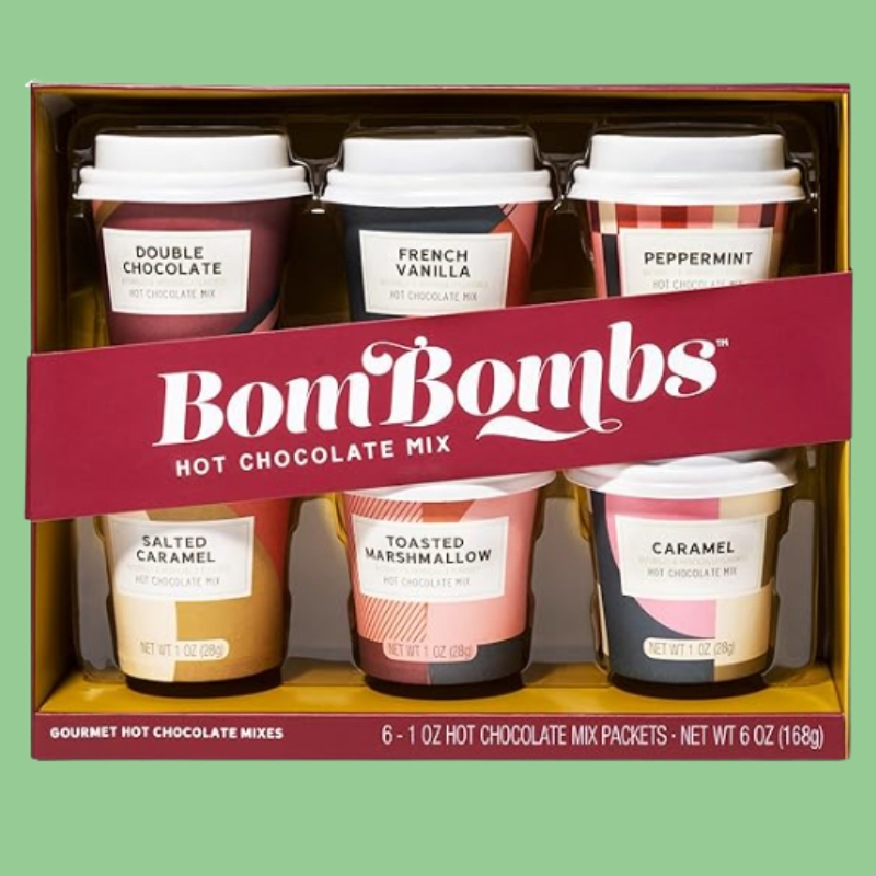 Bombombs Hot Chocolate Mix Gift Set in Mini Cup Packaging