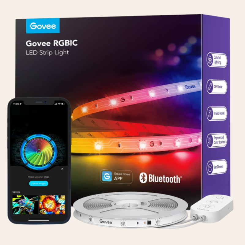 Govee RGBIC LED Strip Lights, Smart LED Lights for Bedroom