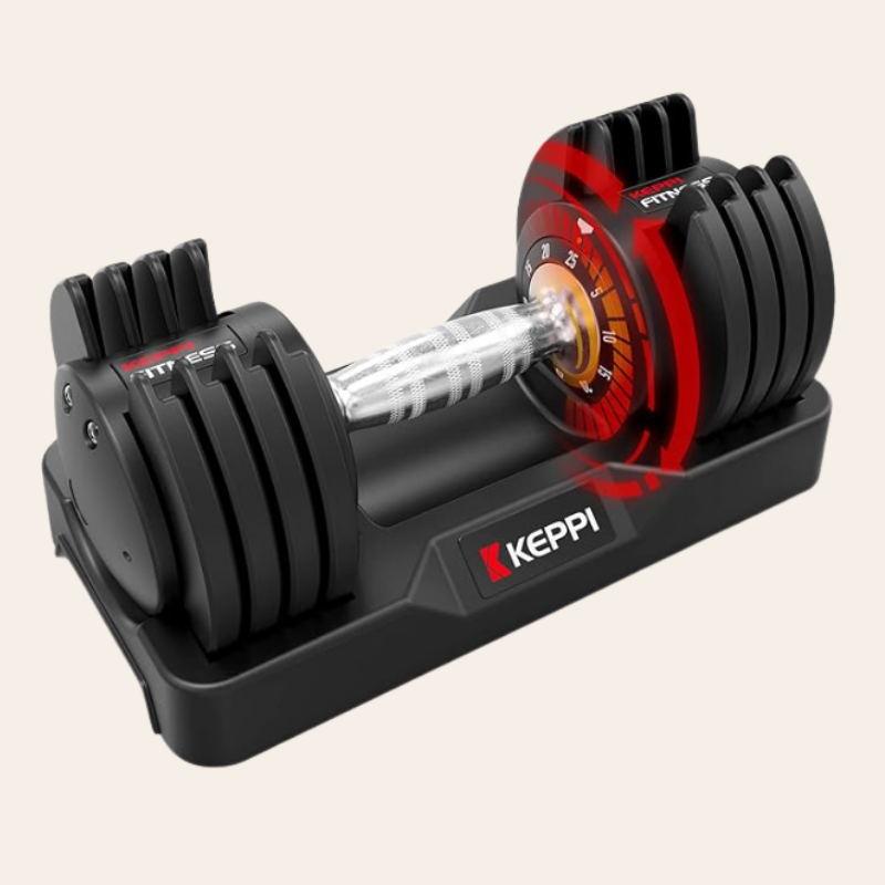 Keppi Adjustable Dumbbell Set (25–60 lb Options)