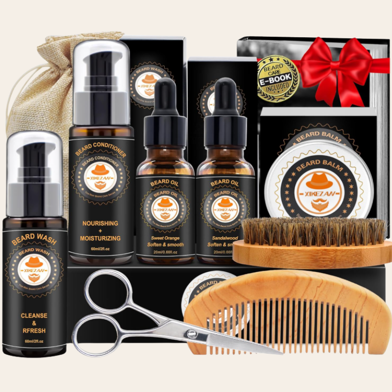 XIKEZAN Beard Grooming Kit