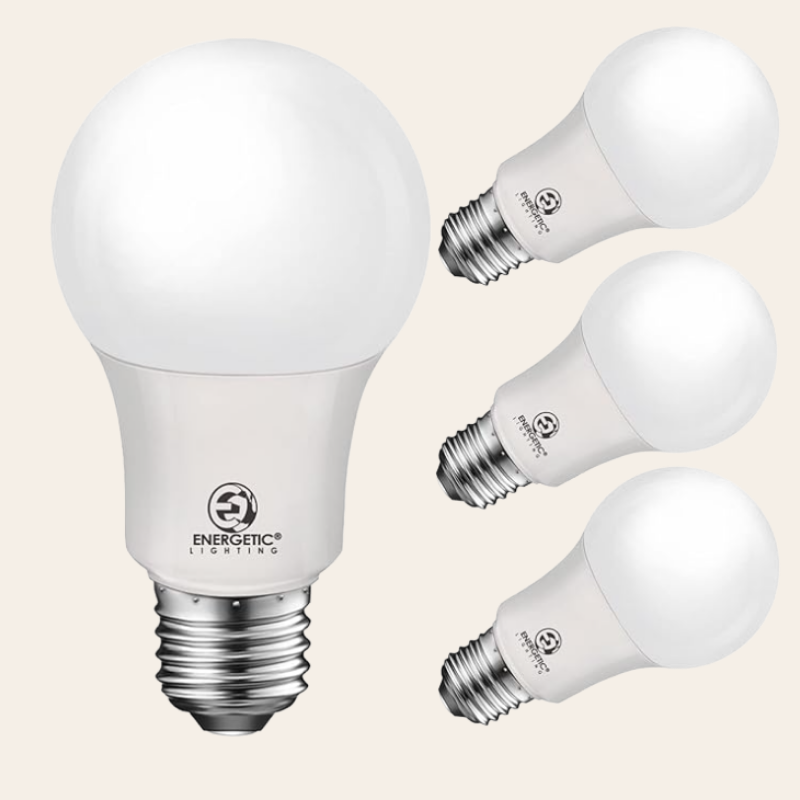 Energetic 60W Equivalent LED Light Bulbs (5000K Daylight - LED Light Bulb)