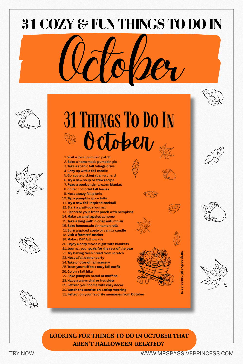 31 Things To Do In October Blog Promo