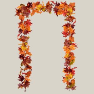 DearHouse 2 Pack Fall Garland Maple Leaf, 5.9Ft
