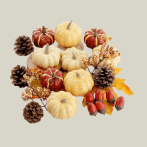 Artgar Pumpkin Decor Set | 23 PCS Fall Harvest Decorations