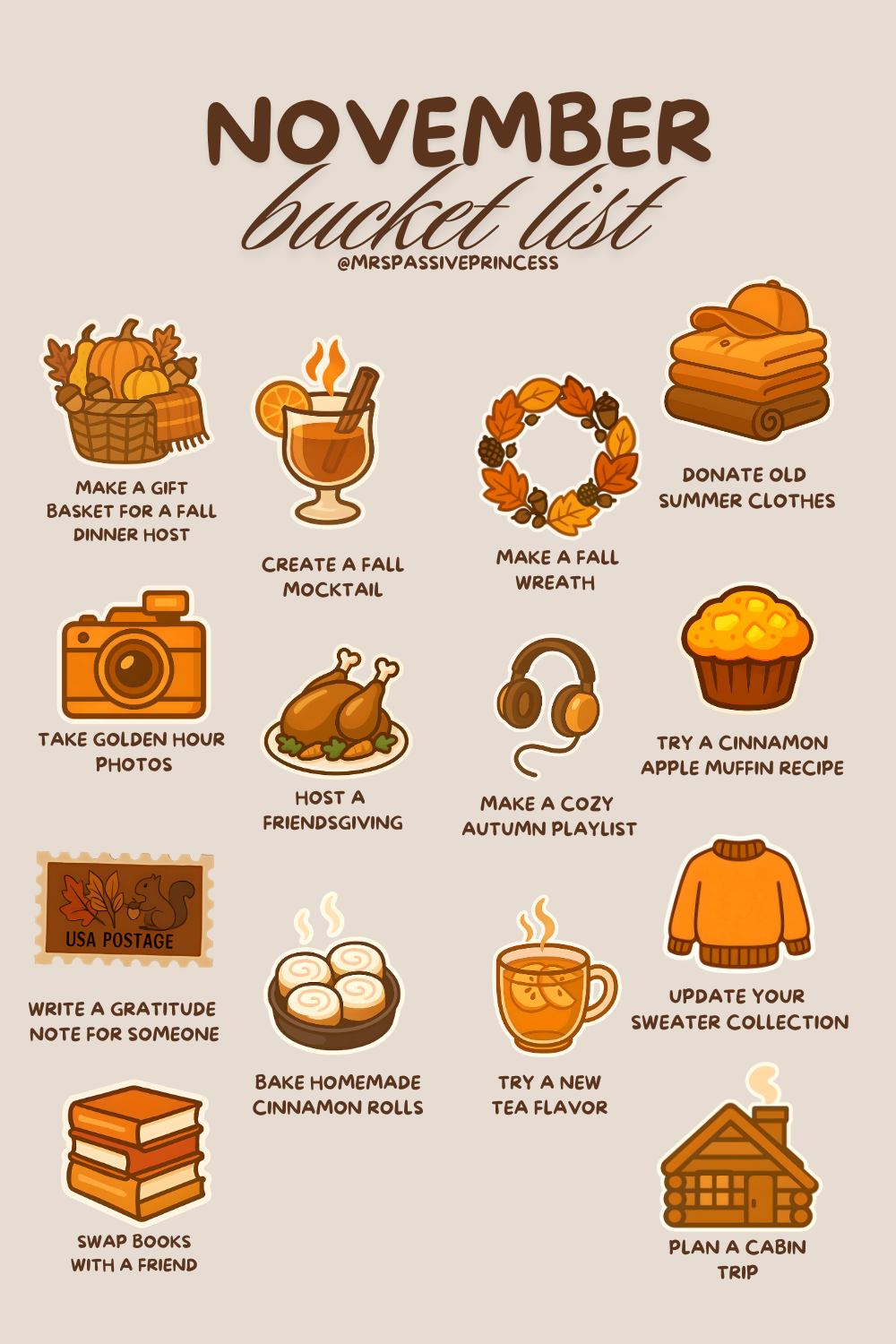 November Bucket List