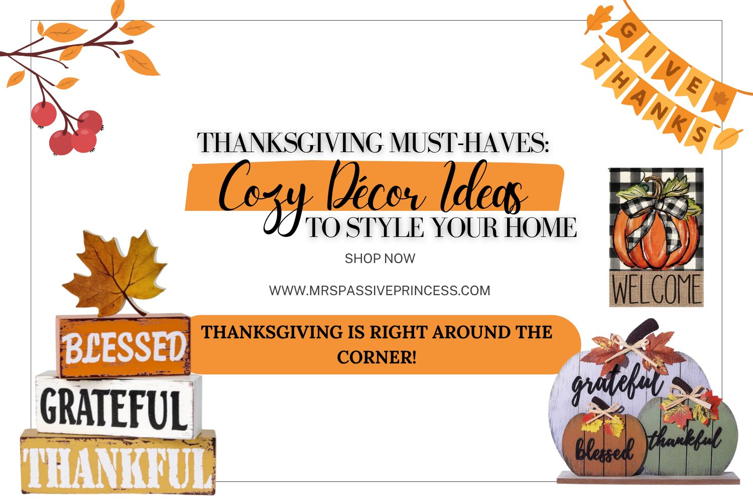 thanksgiving must haves fall decor blog header