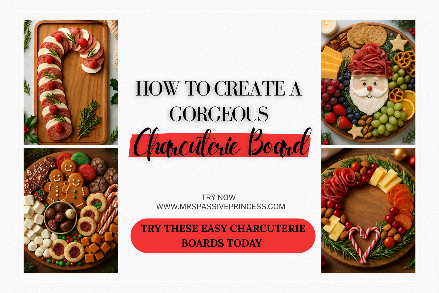 How to Create a Gorgeous Christmas Charcuterie Board Blog Header