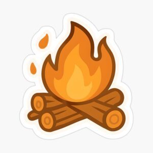 Bonfire Sticker