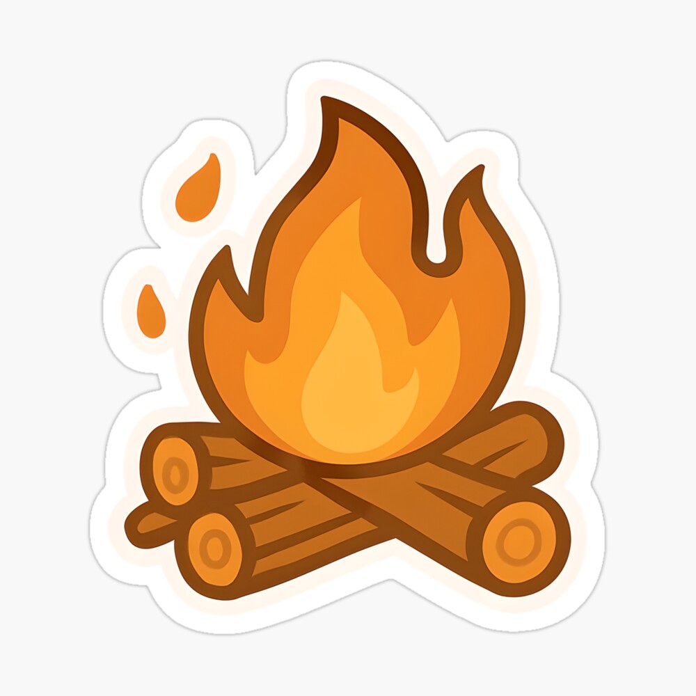 Bonfire Sticker
