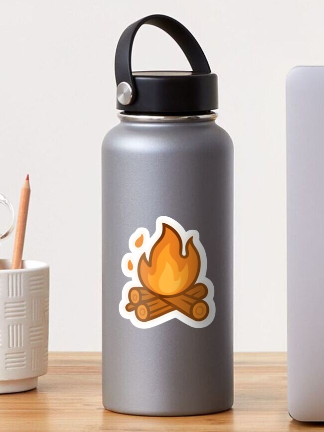 Bonfire Sticker Mock Up