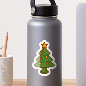 Green Christmas Tree Sticker